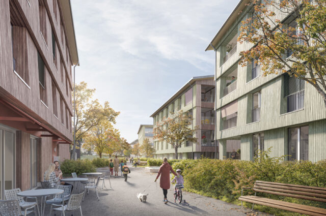 Aussenvisu Westansicht