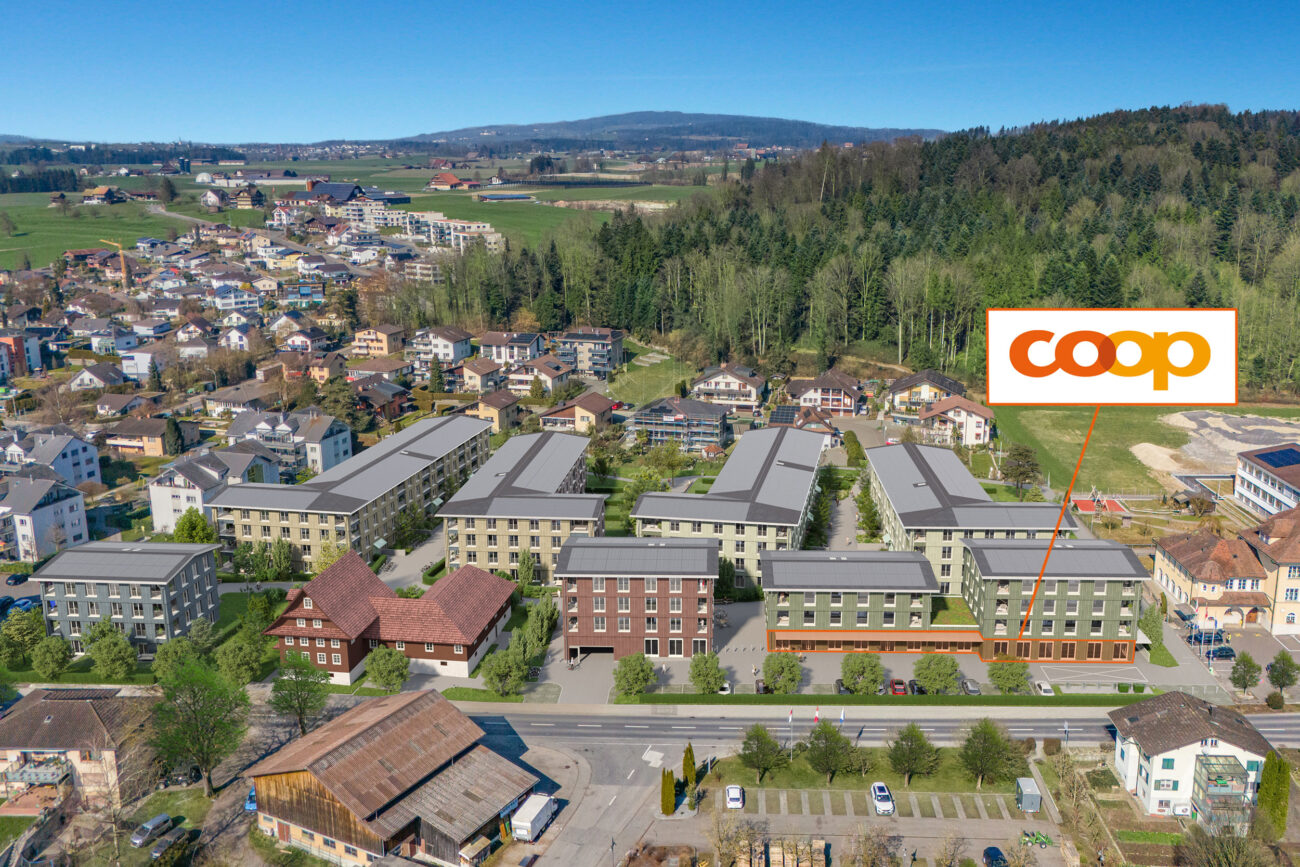 Mehrfamilienhäuser Schützenmattpark, Inwil LU, Coop