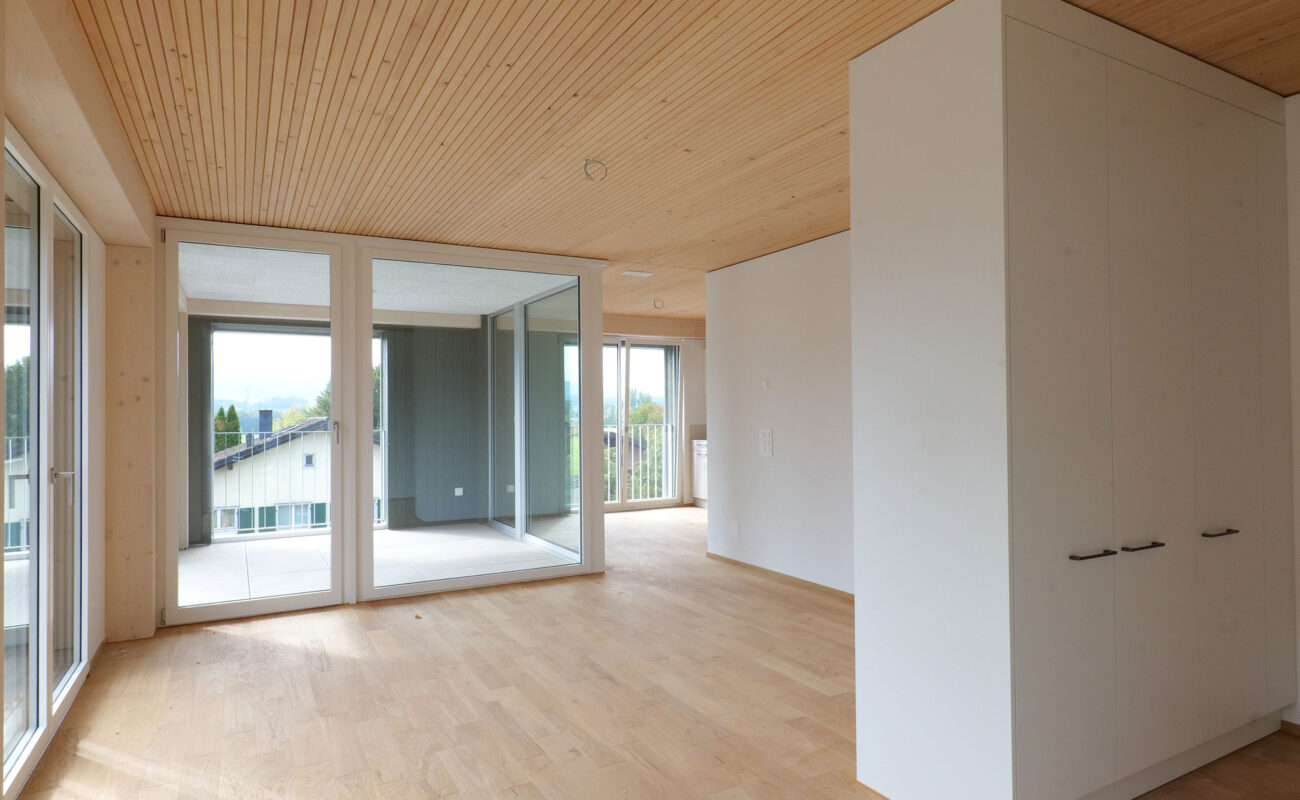 Mehrfamilienhäuser Schützenmattpark, Innenausbau Mietwohnungen, Inwil, Luzern