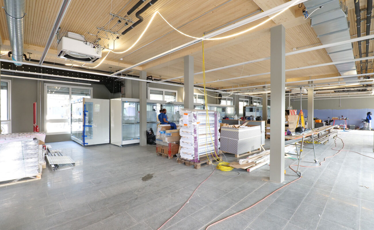 Mehrfamilienhäuser Schützenmattpark, Innenausbau Coop, Inwil, Luzern